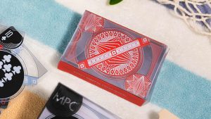 Red Transparent Playing Cards by MPC