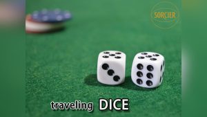 Traveling Dice WHITE by Sorcier Magic