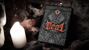 Deal with the Devil (Scarlet Red) UV Playing Cards by Darkside Playing Card Co