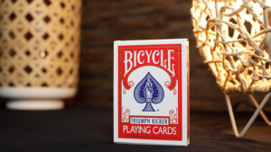 Bicycle Triumph Kicker Deck Red by Anthony Stan and Magic Smile Productions