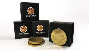 Replica Golden Morgan TUC plus 3 coins by Tango Magic