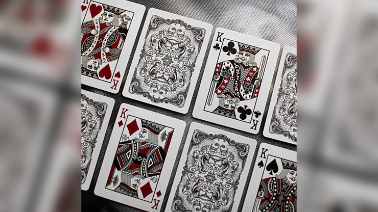 Fulton's White Jazz Playing Cards by Dan & Dave