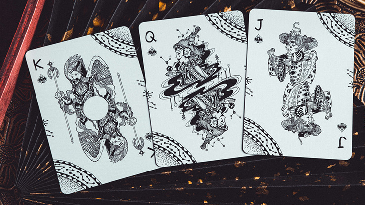 Twelve Imperial Symbols Playing Cards (Monochrome) by KING STAR