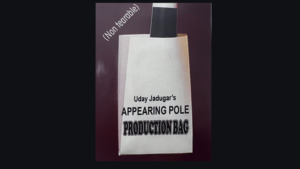 APPEARING POLE BAG WHITE (Gimmicked / No Tear) by Uday Jadugar