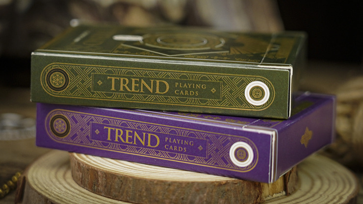 Trend (Purple) Playing Cards by TCC