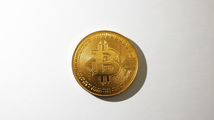 Bit Coin Shell (Gold) by SansMinds Creative Lab
