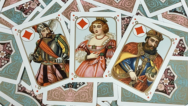 Four Continents (Red) Playing Cards
