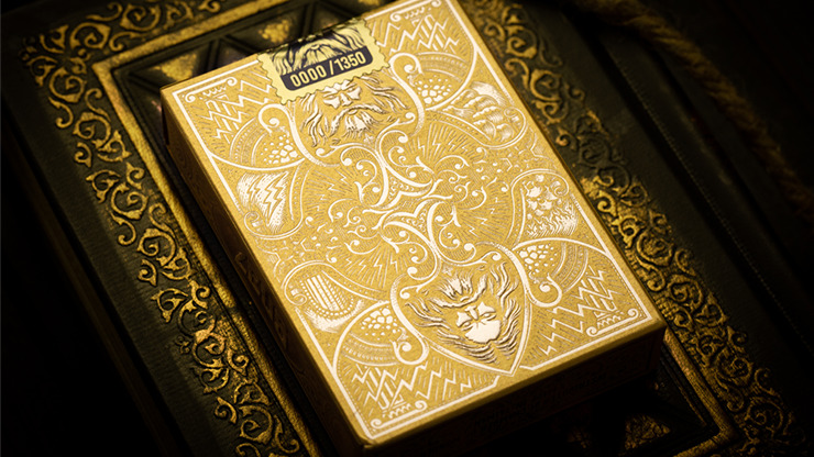 Zeus Mighty Gold Playing Cards by Chamber of Wonder