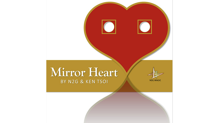 Mirror Heart Red by N2G & Ken Tsoi (Gimmicks and online instructions)