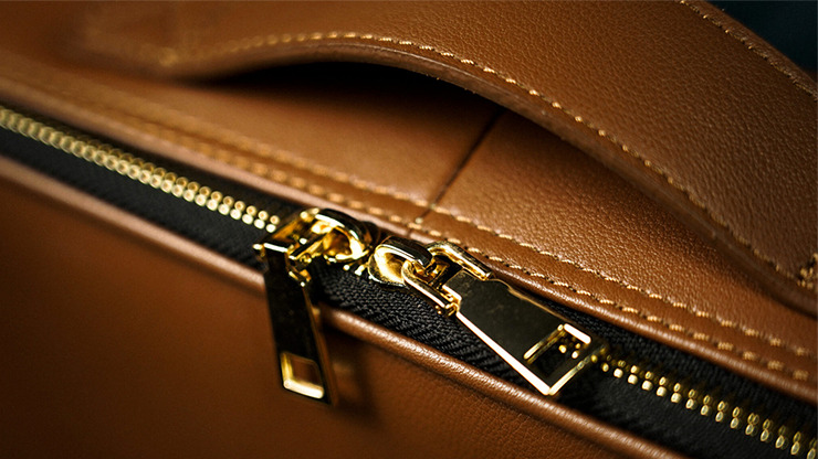 Luxury Genuine Leather Close-Up Bag (Tan) by TCC