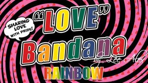Love Bandana - Rainbow by Lee Alex