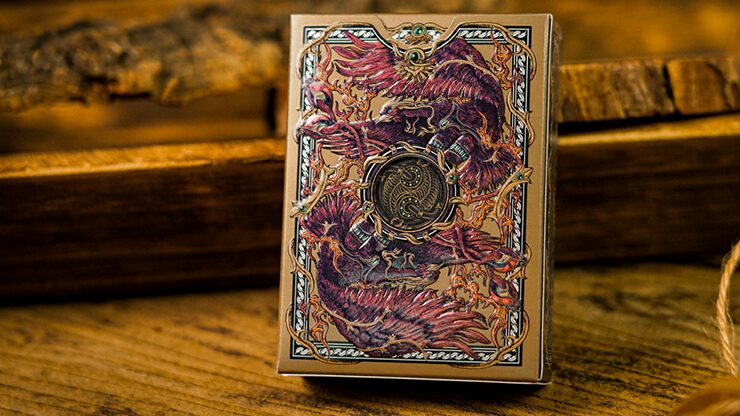Vermilion Bird Luxury Frame by Ark Playing Cards