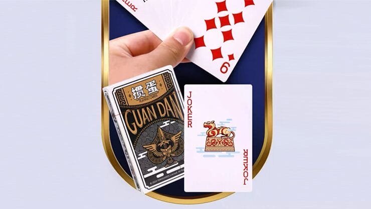 GUAN DAM -Warriors of the Three Kingdoms (Black) Playing Cards by YOKAGAME