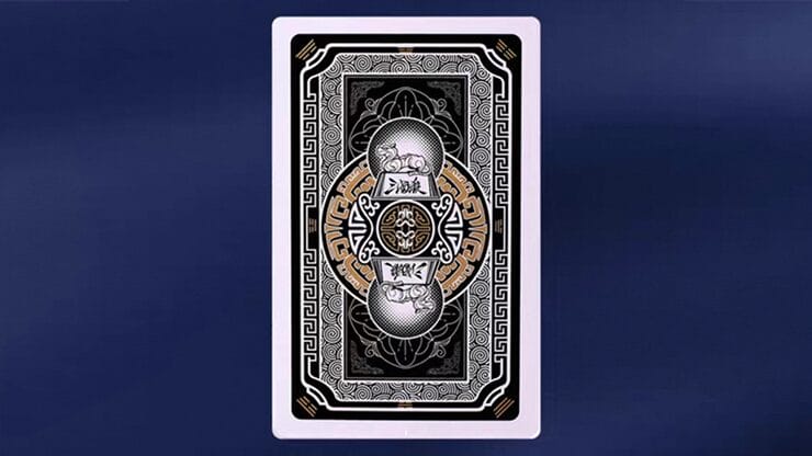 GUAN DAM -Warriors of the Three Kingdoms (Black) Playing Cards by YOKAGAME