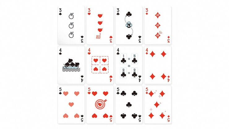 GUAN DAM -Warriors of the Three Kingdoms (Black) Playing Cards by YOKAGAME