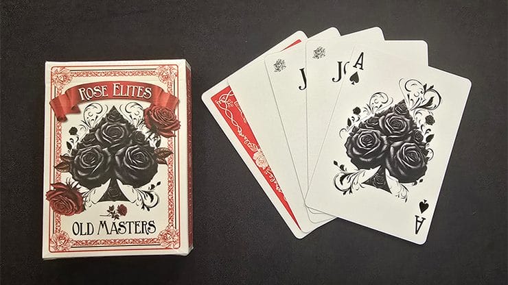 Rose Elites - Old Masters (Red) Playing Cards