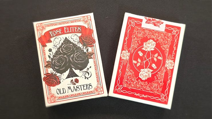 Rose Elites - Old Masters (Red) Playing Cards