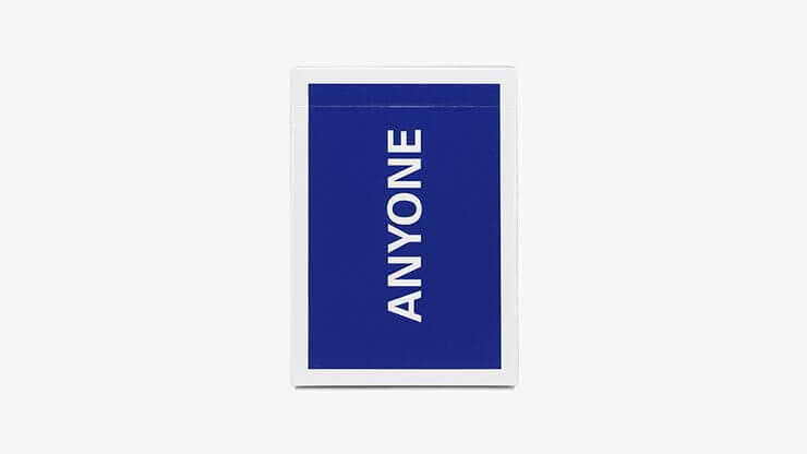 Cap Logo (Navy) ANYONE Playing Cards