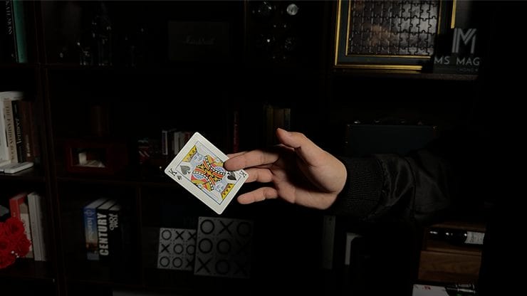Ball on Card (Blue) by Bond Lee & MS Magic