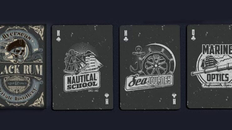 Black Rum Playing Cards