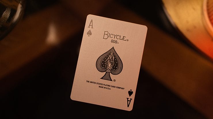 Bicycle Metallic Ruby Playing Cards