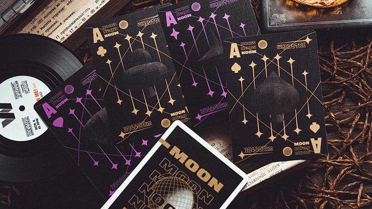 Moon (Black) Playing Cards - Image 3