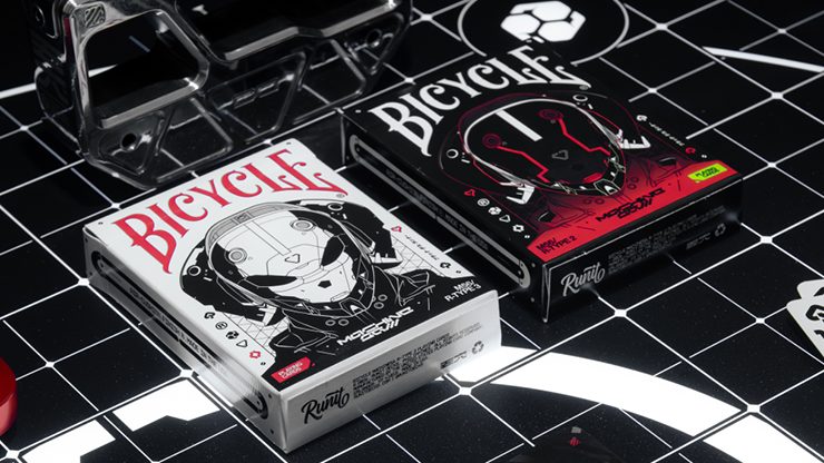 Bicycle Machine56 R-TYPE/3 White Playing Cards by RunIt Decks - Image 3