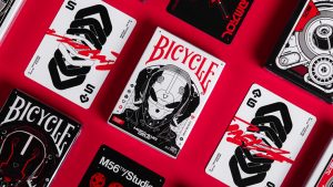 Bicycle Machine56 R-TYPE/3 White Playing Cards by RunIt Decks