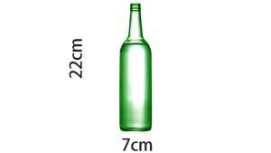 Self Exploding Green Beer Bottle (Small) by Wance