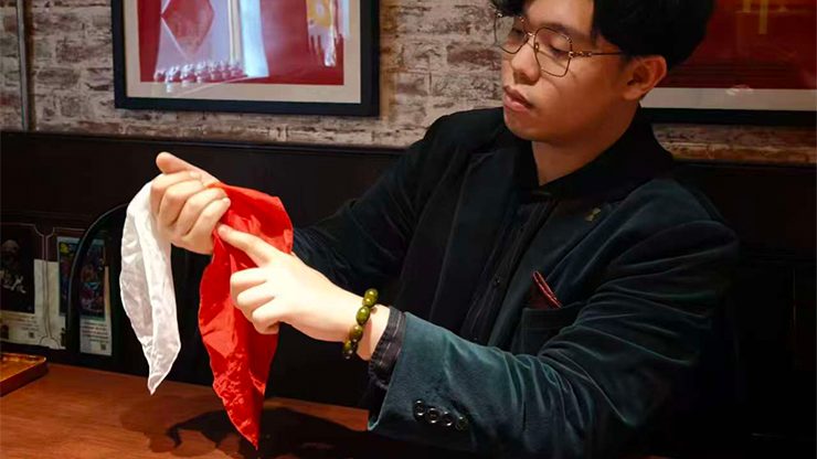 Red & White Beyond the Secret -Ethan Yip's Color Changing Silk Routine - Image 4