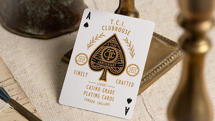 TCI Clubhouse (Black) Playing Cards - Image 2
