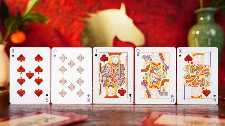 Year of the Horse (Red) Playing Cards by TCC Fashion - Image 4