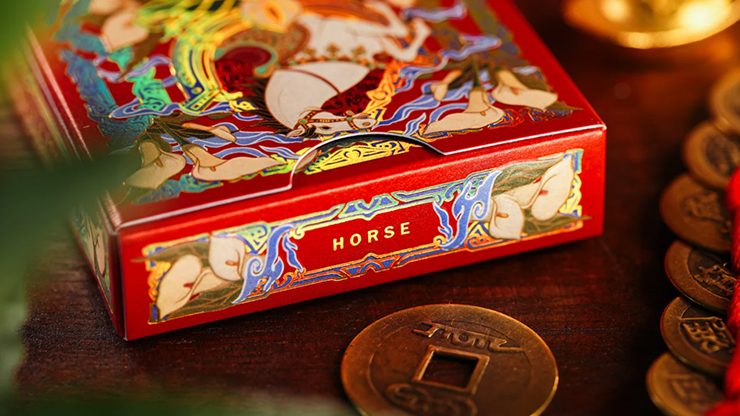 Year of the Horse (Red) Playing Cards by TCC Fashion - Image 5