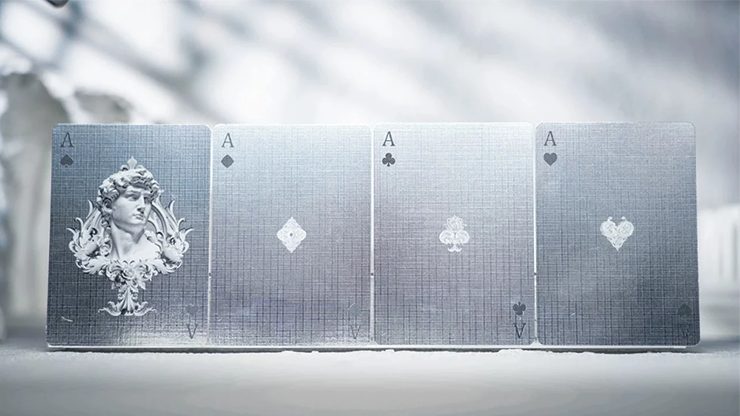 Alabaster David Luxury Playing Cards by TCC Fashion - Image 4