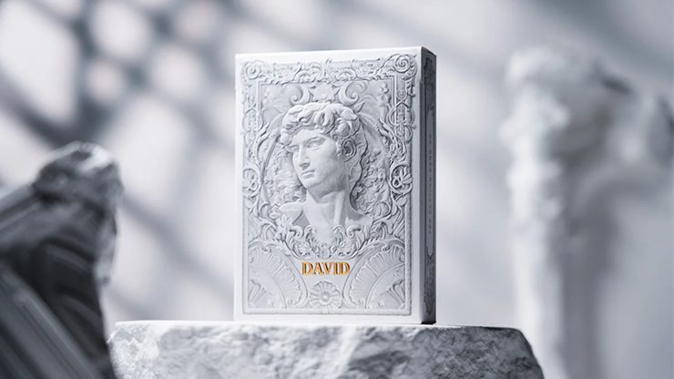 Alabaster David Luxury Playing Cards by TCC Fashion